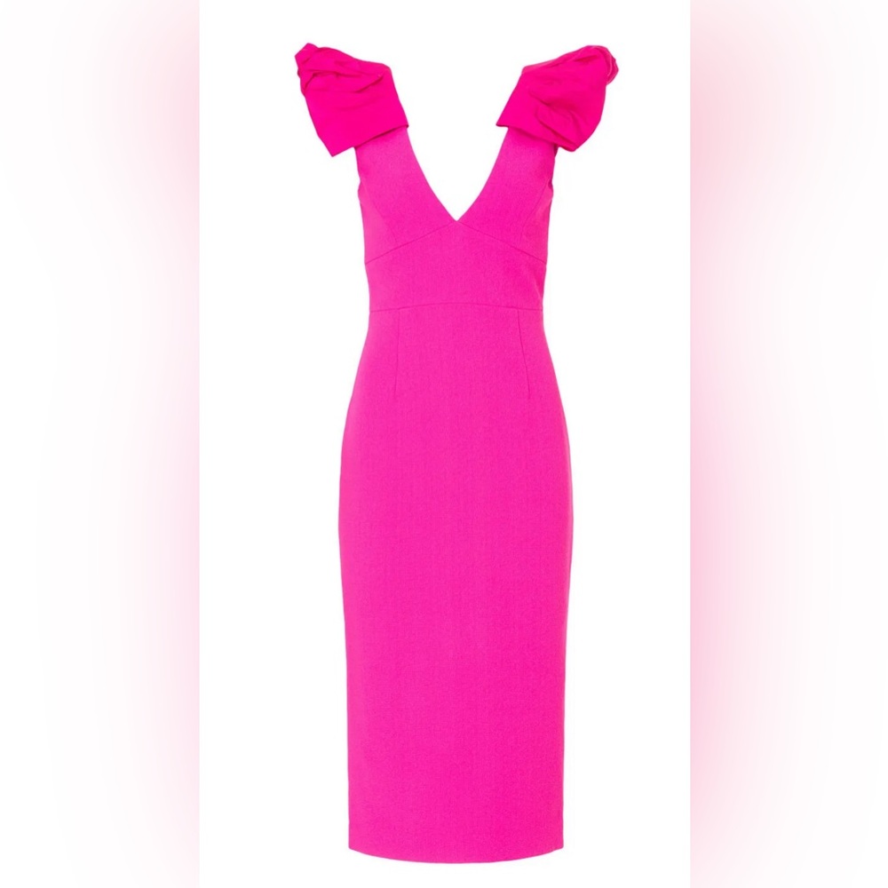 Rebecca Vallance Cupids Bow Midi Dress
